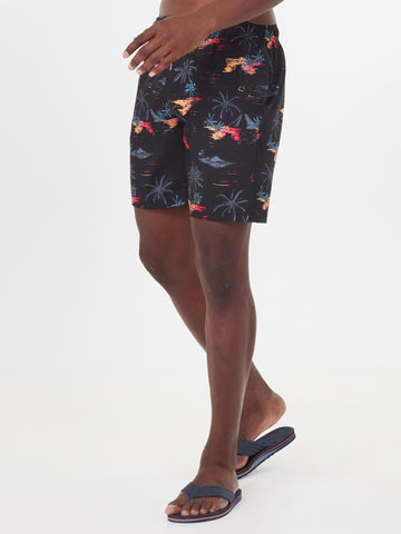 Black Bull  - NELSON - Printed Swim Trunk - 360 Stretch - 3906-1029