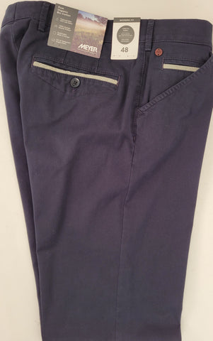Meyer - Chicago - Micro-Striped Pant - Stretch Organic Cotton - 5040