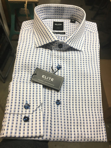 Serica - Elite - Long Sleeve Shirt - Shaped Fit - Non Iron -  E-2059025
