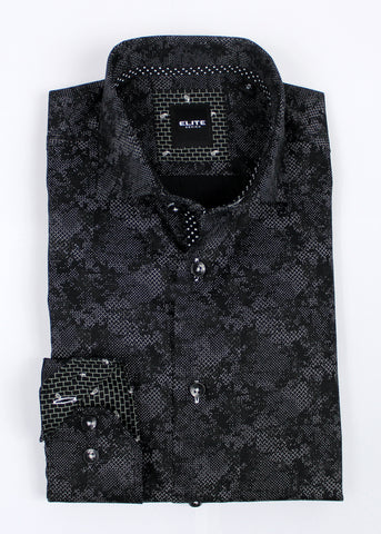 Serica - Elite - Long Sleeve Shirt - Shaped Fit - ESP-184958 - Clearance