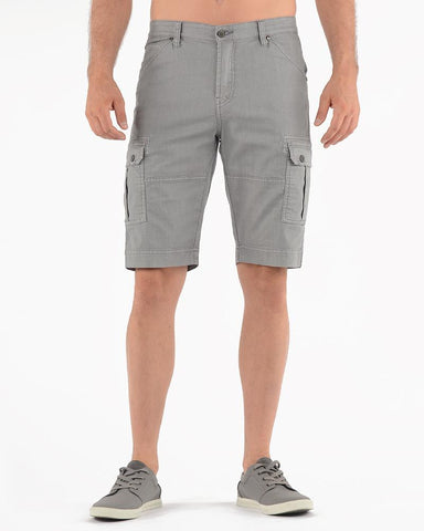 Lois - ENRIQUE - Stretch Cargo Shorts - Slub Twill - (Black, Grey, Navy, Federal Blue)