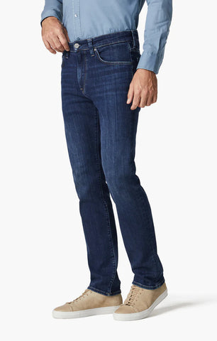 34 Heritage - Courage Straight Leg Jean - Mid Rise - Deep Brushed Organic - H0031083286