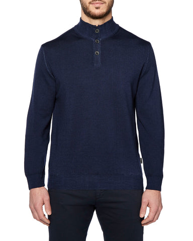 Horst - Sweater Mock Buttons - Long Sleeve - HRSW212309 Clearance