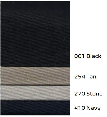 J. Braxx - Dress/Casual Pants - Non-iron Cotton Mix - Flex Waist - M2107G152 - (Black & Khaki)