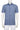Button-up Polo Golf Shirt Navy print Bugatchi