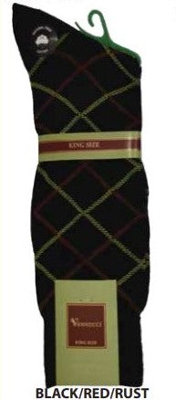 Vannucci Socks - Fancy - King Size - K1428