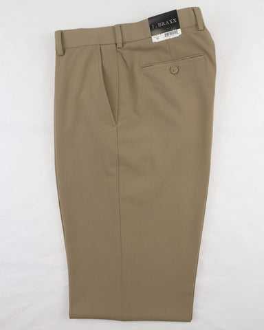 J. Braxx - Golf or Casual Pant - Big Fitting - 4-Way Stretch with Expandable Waist - Poly Blend - Available in 8 Colours