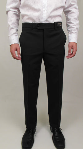 Gala - V1 - Dress Pant - Classic Fit - (Marco flat front) - Wool Blend