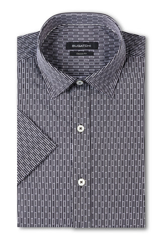 BUGATCHI - Comfort Stretch Performance Shirt - Classic Fit - NBS842S1 Clearance