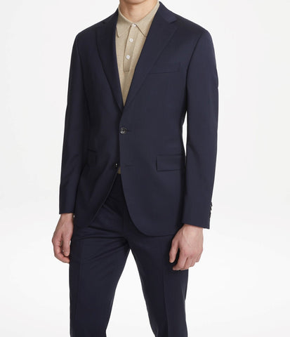 Jack Victor - Super 130s Wool Suit - Classic Fit - Made In Canada - (Navy, Blue)