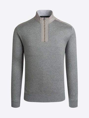 Bugatchi - Mock Neck Pullover - Quarter Zip - PF2401F95 Clearance