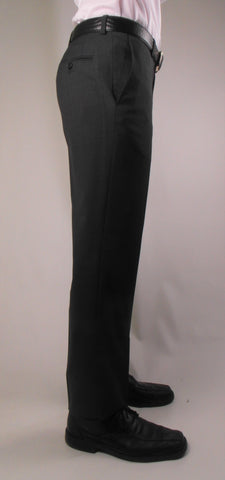 RIVIERA Slim Fit Charcoal Grey Dress Pants