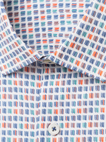 Bugatchi - Short Sleeve Shirt - OoohCotton Tech - 8 Way Stretch - Modern Fit - RF9011F40 Clearance