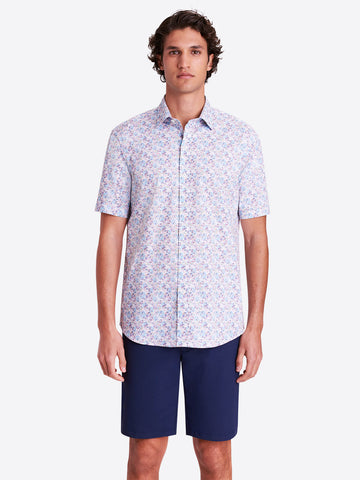 BUGATCHI - Short Sleeve Comfort Stretch Shirt - Classic Fit - RS3240S50