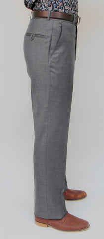 Gala - T1 - Wool Dress Pant - Flat Front and Single Pleat Front - BrownsMenswear.com - 3