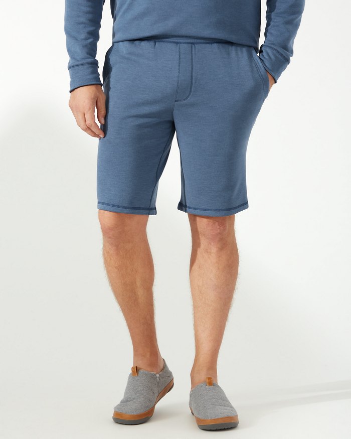 Tommy Bahama Dude Isle Jogger Knit Shorts Elastic Waistband ST88 BrownsMenswear