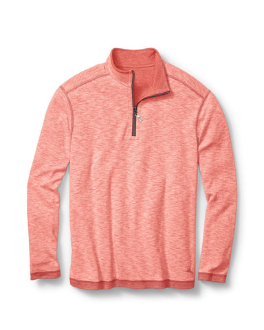 Tommy Bahama - Reversible Sweater - Sea Glass Half Zipper - T218266 Clearance