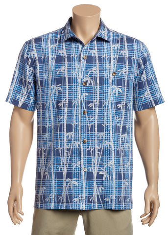 Tommy Bahama -  Silk and Polyester Shirt - Bianco Bamboo - T319988
