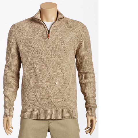 Tommy Bahama - Cotton Desert Diamond Half Zip Sweater - T417092 Clearance