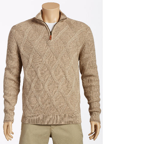 Tommy Bahama - Cotton Desert Diamond Half Zip Sweater - T417092 Clearance