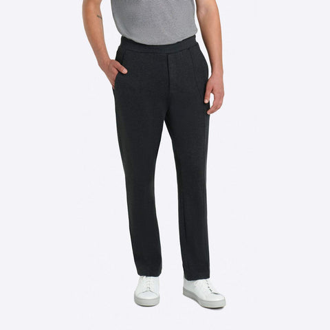 Bugatchi - Comfort Solid Drawstring Pant - Soft Cotton Blend - TF200P76