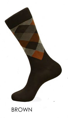 Vannucci Socks - Mercerized Cotton Blend - Fancy - V1422