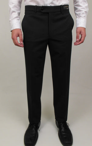 Gala - V15 - Dress Pant - Marco Flat Front - Big and Tall - Bi-Stretch Faille - Made In Canada