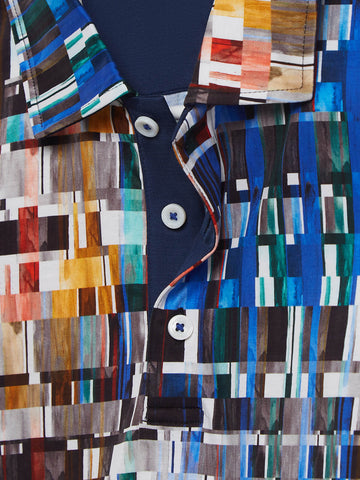 Bugatchi - Printed Polo Shirt - Mercerized Cotton - Modern Fit - VF4544F21