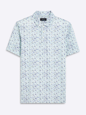 Bugatchi - Three Button OoohCotton Polo - 8-way Stretch - Modern Fit - VF9080F79
