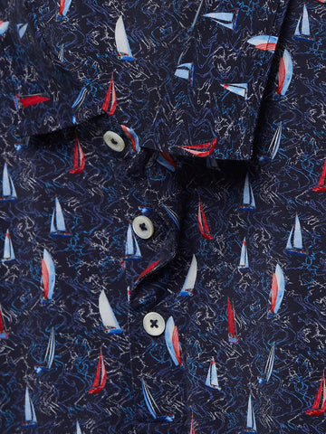 Bugatchi - Three Button OoohCotton Polo - 8-way Stretch - Modern Fit - VF9299F79