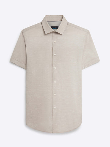 Bugatchi - Short Sleeve Shirt - OoohCotton Tech - 8 Way Stretch - Modern Fit - VF9510F40