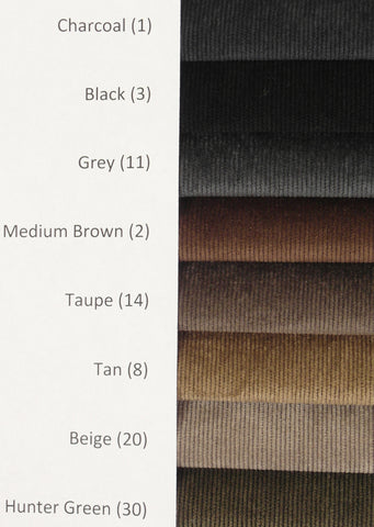 Gala - W13 - Stretch Corduroy Pant - Polyester Fine Wale - Available in 8 Colours - Made In Canada