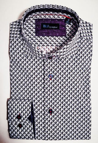 BLU  - Long Sleeve Shirt - Shaped Fit - B-2249668 Clearance